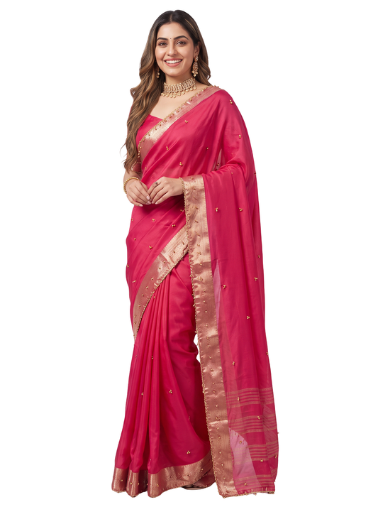 Most Viral Trending Ghungroo Tissue Saree for Women | Elegant Designer Party Wear Saree with Ghungroo Border | Festive & Wedding Collection