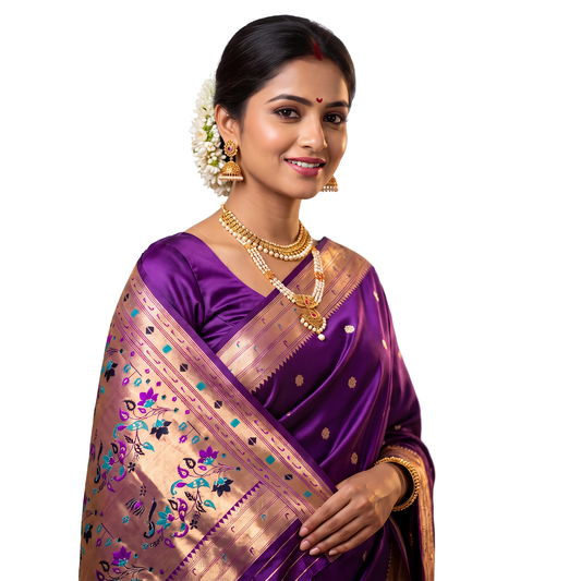 Banarasi Soft Silk Saree Festive Woven Jacquard Zari Border Sarees with Unstitched Blouse Piece.