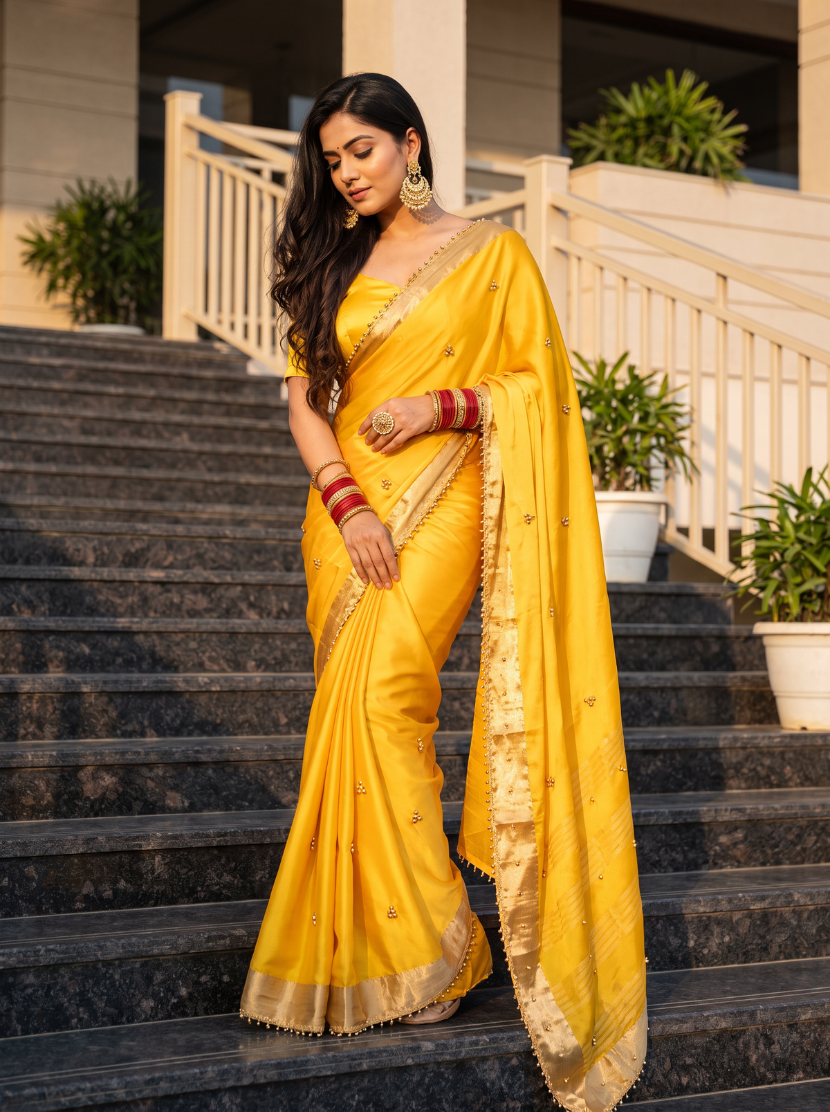 Most Viral Trending Ghungroo Tissue Saree for Women | Elegant Designer Party Wear Saree with Ghungroo Border | Festive & Wedding Collection