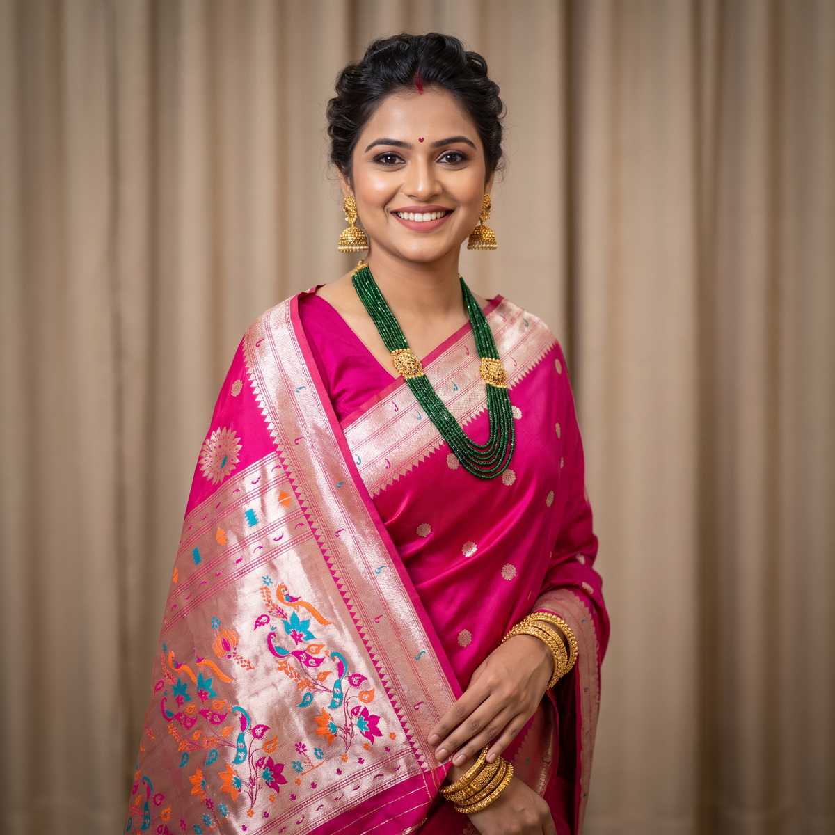 Banarasi Soft Silk Saree Festive Woven Jacquard Zari Border Sarees with Unstitched Blouse Piece.