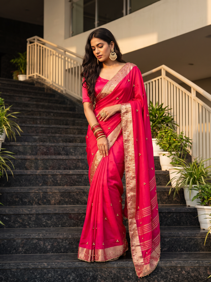 Most Viral Trending Ghungroo Tissue Saree for Women | Elegant Designer Party Wear Saree with Ghungroo Border | Festive & Wedding Collection