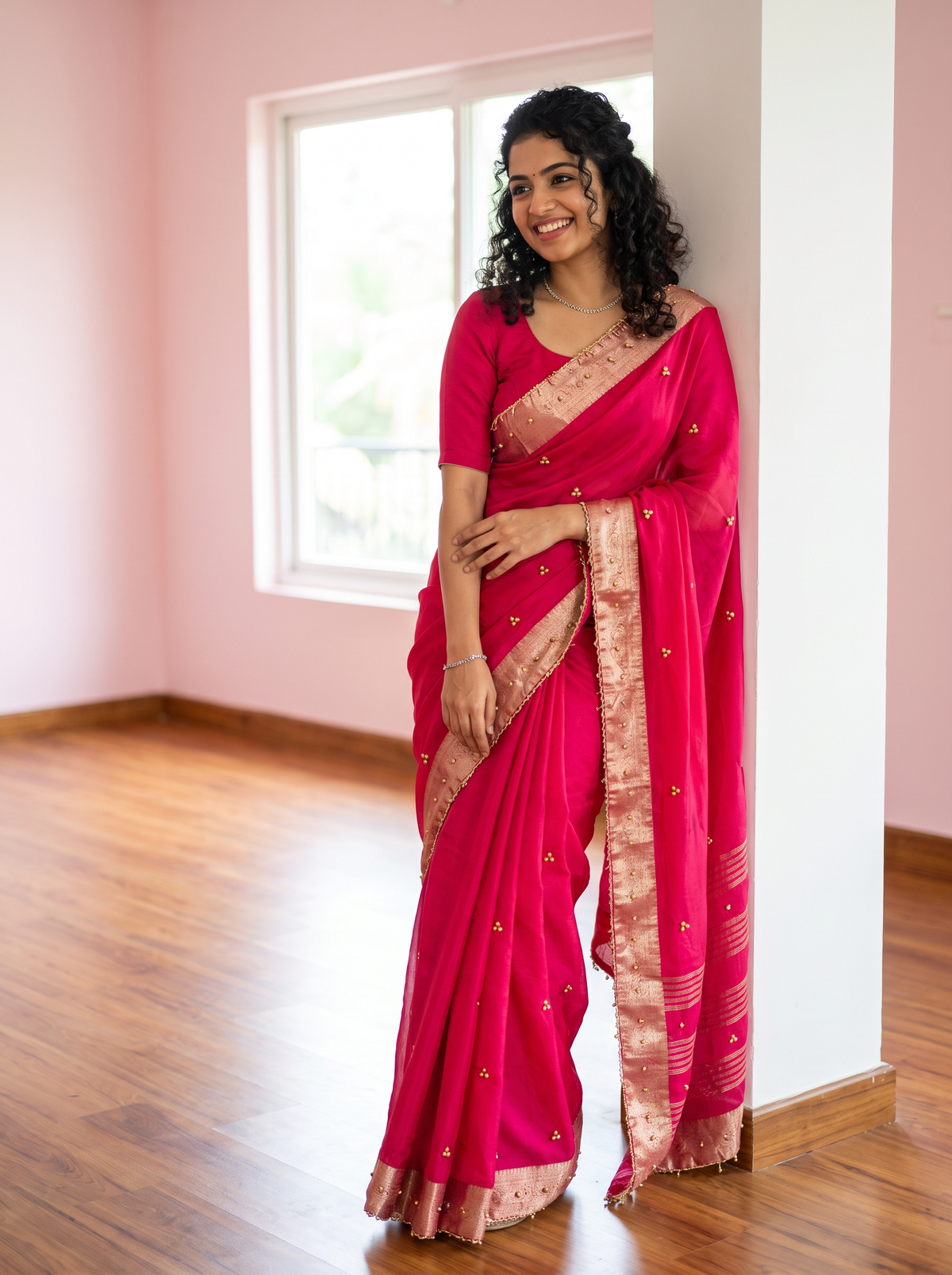 Most Viral Trending Ghungroo Tissue Saree for Women | Elegant Designer Party Wear Saree with Ghungroo Border | Festive & Wedding Collection