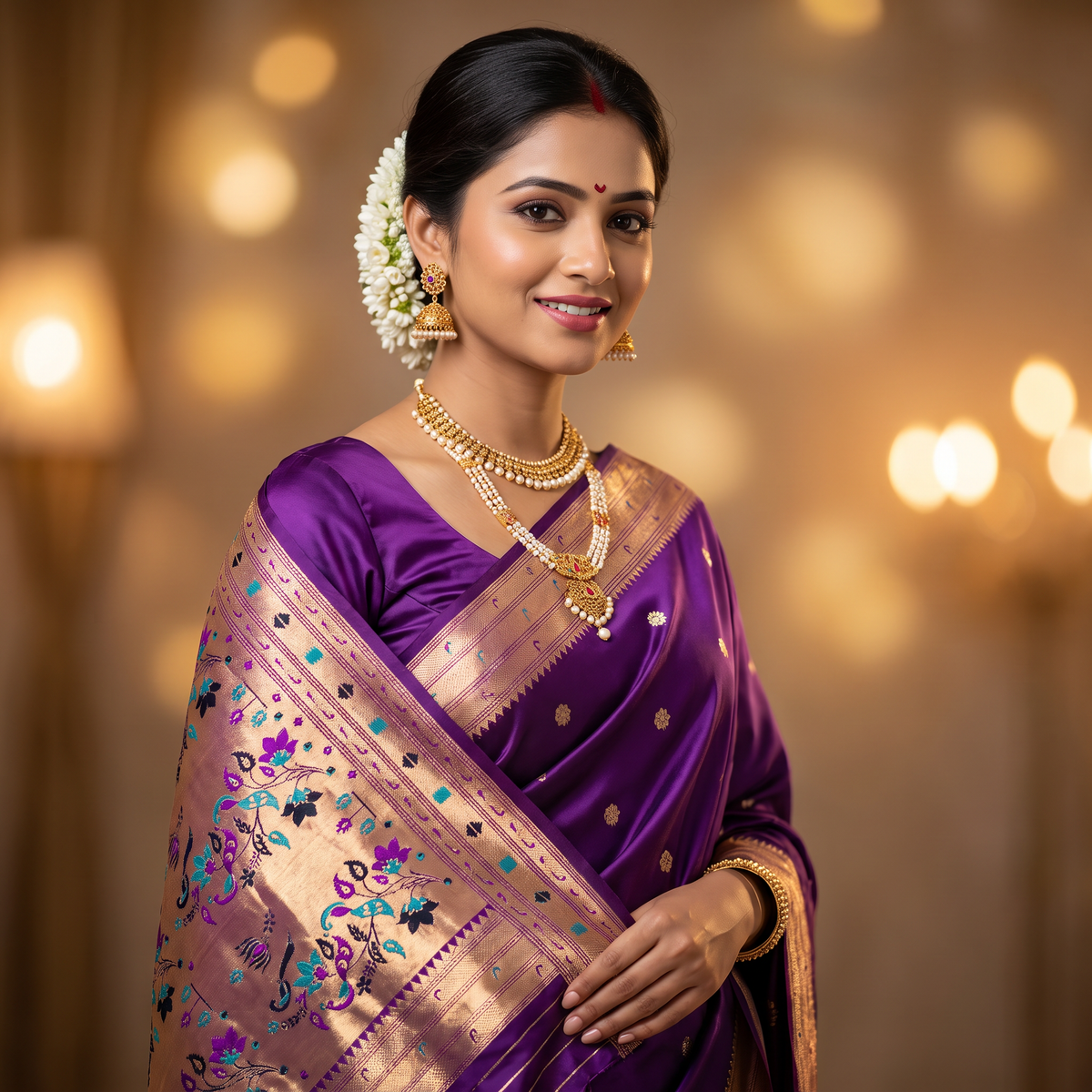 Banarasi Soft Silk Saree Festive Woven Jacquard Zari Border Sarees with Unstitched Blouse Piece.