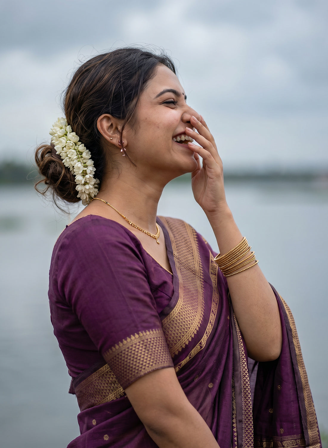 Women's Woven Banarasi Art Silk Saree with Unstitched Blouse Piece.