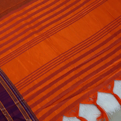 Women's Art Silk Traditional Saree with Zari Border and Unstitched Blouse Piece.