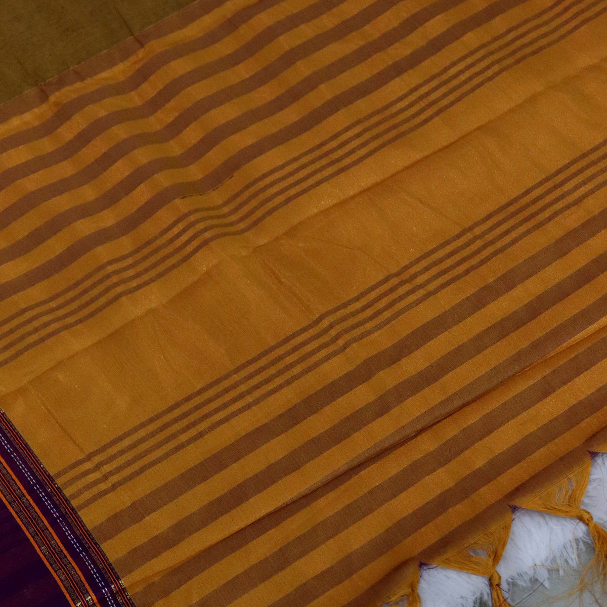 Women's Art Silk Traditional Saree with Zari Border and Unstitched Blouse Piece.