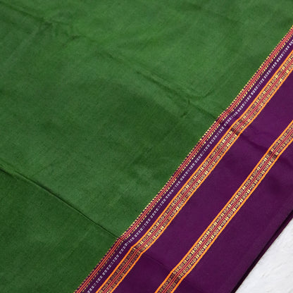 Women's Art Silk Traditional Saree with Zari Border and Unstitched Blouse Piece.