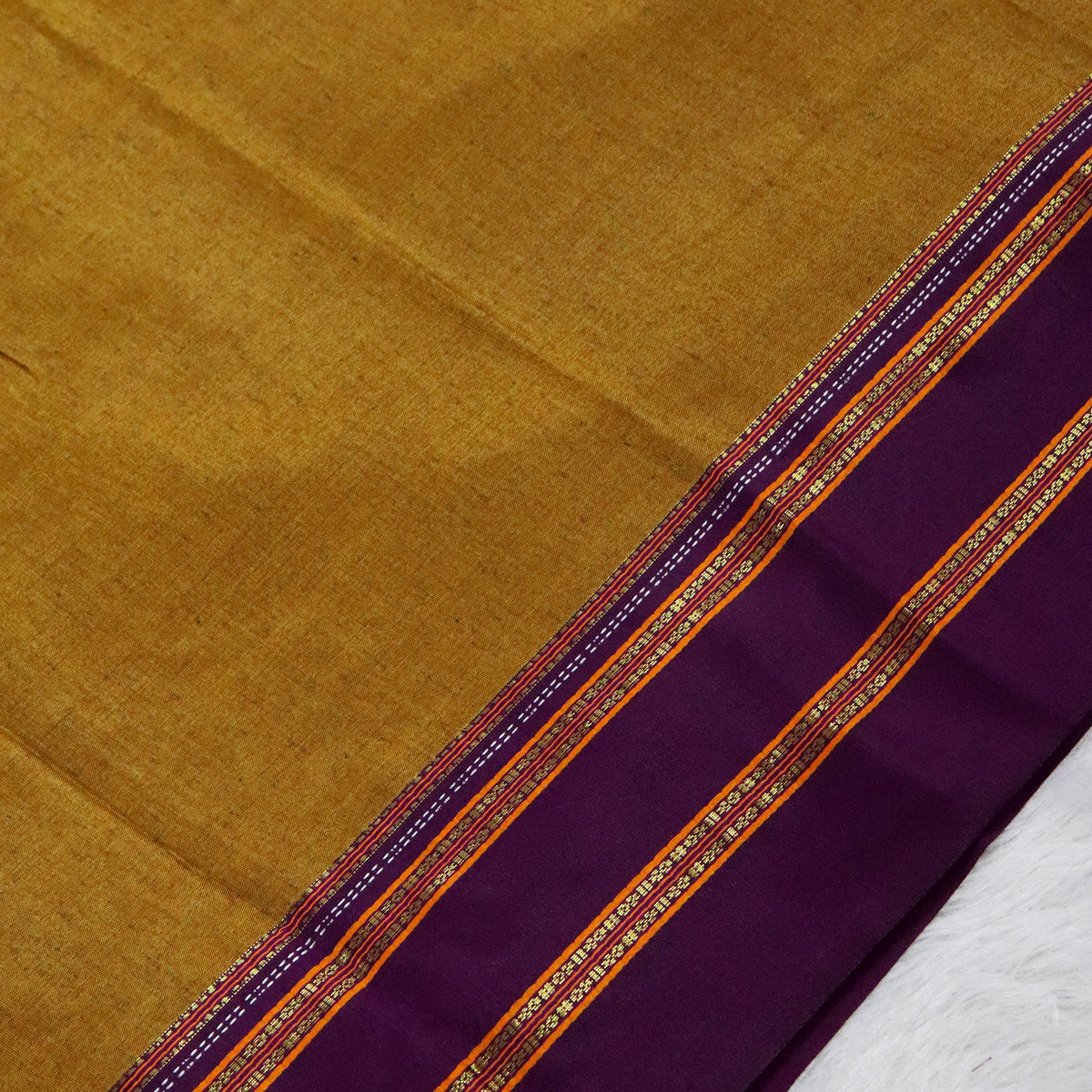 Women's Art Silk Traditional Saree with Zari Border and Unstitched Blouse Piece.