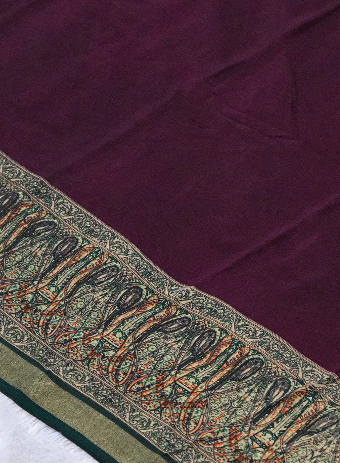 Women's Printed Silk Blend Saree with Unstitched Blouse Piece.