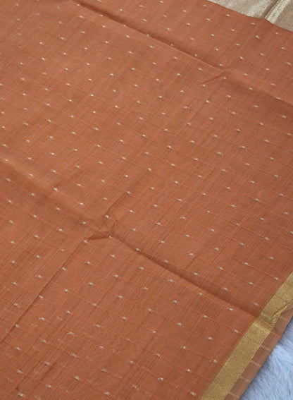 Women's Woven Paithani Art Silk Saree with Unstitched Blouse Piece.